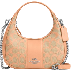 Coach Carmen Mini In Signature Jacquard Crossbody Bag - Sv/Faded Blush