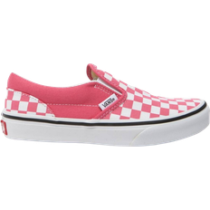 Vans Kid's Classic Slip-On Checkerboard - Honeysuckle