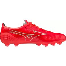 Red Football Shoes Mizuno Alpha Elite - FCoral2/White/Bolt2