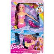 Barbie Malibu Mermaid Doll with Color Change Feature Pet Dolphin & Accessories