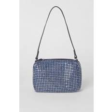 Dorothy Perkins Tara Diamante Shoulder Bag Blue One Size