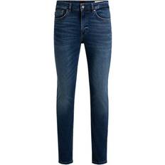 Men - Red Jeans BOSS Jeans DELAWARE Slim Fit DUNKELBLAU