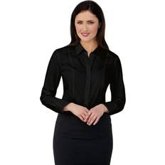 Brook Taverner Ladies Long Sleeve Black Palena Shirt