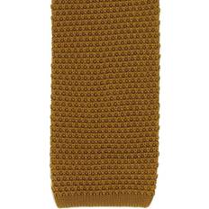 Gold - Women Ties Michelsons of London Silk Knitted Tie Gold