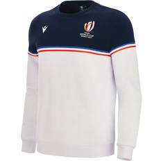 Macron RWC 2023 Cotton Roundneck Rugby Sweatshirt Navy-White