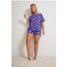 Blue - Women Sleepwear Yours Lobster Print Pyjama Set Blue