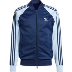 Adidas Slim Outerwear Adidas Men's Adicolor Classics SST Track Jacket - Clear Sky/Night Indigo