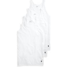 Polo Ralph Lauren White Tank Tops Polo Ralph Lauren Men's 3-Pk. Slim Fit Classic Undershirts White