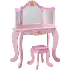 Pink Dressing Table Kidkraft Princess Vanity Table & Stool