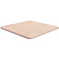 Natural Table Tops vidaXL Brown, Solid Wood Oak Square Table Top