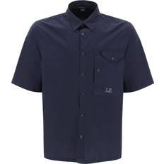 CP COMPANY M Shirts CP COMPANY Short Sleeve Shirt Navy