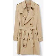 Beige Coats Burberry Double-Breasted Trench Coat Beige