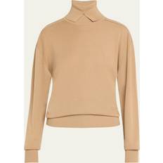 Burberry L Jumpers Burberry Beige Wool Turtleneck Sweater