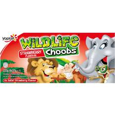 Wildlife Choobs Strawberry Yoghurt Tubes 37g 6pcs