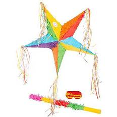 Fax Potato Star Pinata Set with Stick & Blindfold Multi One Size