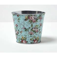 Homescapes Rose Print Large Plant Pot ∅16cm