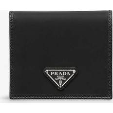 Prada Black Re-Nylon Recycled-nylon and Leather Wallet 1