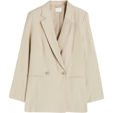 H&M Blazers H&M Double Breasted blazer - Light Beige