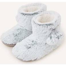 Accessorize Super Soft Slipper Boots Grey