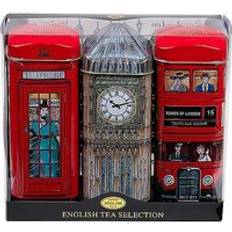 New English Teas Heritage Fine Triple Tall Tin Gift Pack