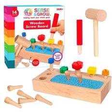 Creative Kids Sense & Grow Montessori Wooden Screw Toy 3