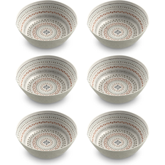 TarHong Mandala Planta Dessert Bowl 19.1cm 6pcs 1.24L