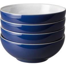 Denby Elements Dark Blue Breakfast Bowl 17cm 4pcs 0.82L