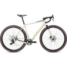 XL Road Bikes Orbea Terra M22e Team 1X 2024 - Ivory White/Spicy Lime