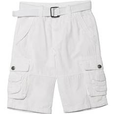 XRay Boy's Belted Twill Cargo Shorts White