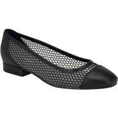 Calvin Klein Women Loafers Calvin Klein Women's Clove Slip-On Almond Toe Dress Flats Black 5.5M