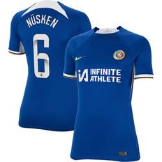 Nike Chelsea WSL Home Stadium Sponsored Shirt 2023-24 - Womens with Nüsken 6 Printing