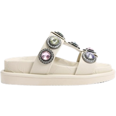 Kurt Geiger Beige - Women Shoes Kurt Geiger Orson Crystal Sandal - Bone Combination