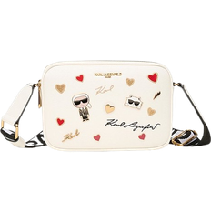 Karl Lagerfeld Crossbody Bags Karl Lagerfeld Embellished Maybelle Camera Crossbody Bag - Multi/White