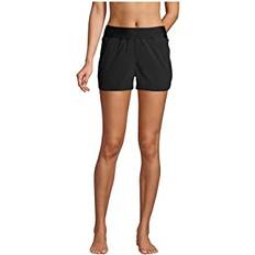 Lands' End Swimming Trunks Lands' End Womens Comfort Waist 3in Swim Short Panty-New Black Regular