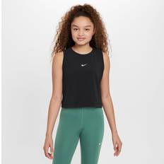 Long Sleeves Tank Tops Children's Clothing Nike Dri-Fit Pro Big Kids Tank Top Girls black