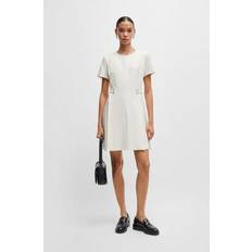 Hugo Boss White Dresses Hugo Boss Women's Regular-Fit Dress Open White