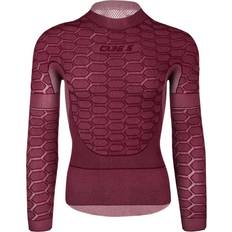 Red Base Layer Tops Q36.5 Long Sleeve T-shirt Base Layer Red