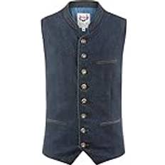 Men - Wool Vests Stockerpoint Weste Sirius dunkelblau-grau