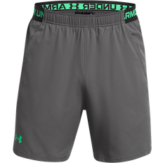 M Shorts Under Armour Vanish Woven 6" Shorts - Castlerock/Vapor Green