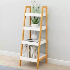 Aspect Kassi 4-Tier Bamboo Ladder Shelving System