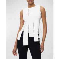 Herve Leger The Naomi Embellished Bandage Top Alabaster