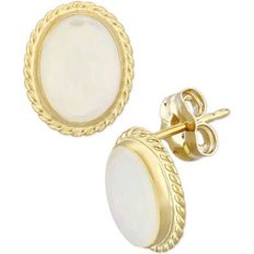 Bloomingdale's Gemstone Twist Gallery Stud Earring Set in 14k Gold Opal