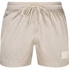 Calvin Klein Beige Swimming Trunks Calvin Klein Ripstop Swim Shorts beige