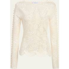 Gabriela Hearst Capps Cashmere-Blend Crochet Top IVORY X-SMALL