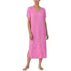 Sanctuary Women's Printed Short-Sleeve Nightgown Pink Print