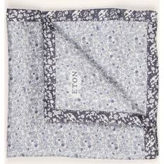 Best Handkerchiefs Etón Floral Silk Pocket Square Light Blue One