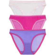 On Gossamer Mesh Hip Bikini Underwear Pack VeryPeri/RoseViolet