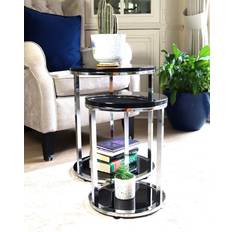 Aspect Terni Of 2 Glossy Console Table