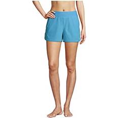 Lands' End Swimming Trunks Lands' End Womens Comfort Waist 3in Swim Short Panty-New Turquoise Regular