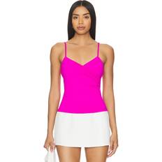 Susana Monaco String Wrap Top in Fuchsia. L, S, XS